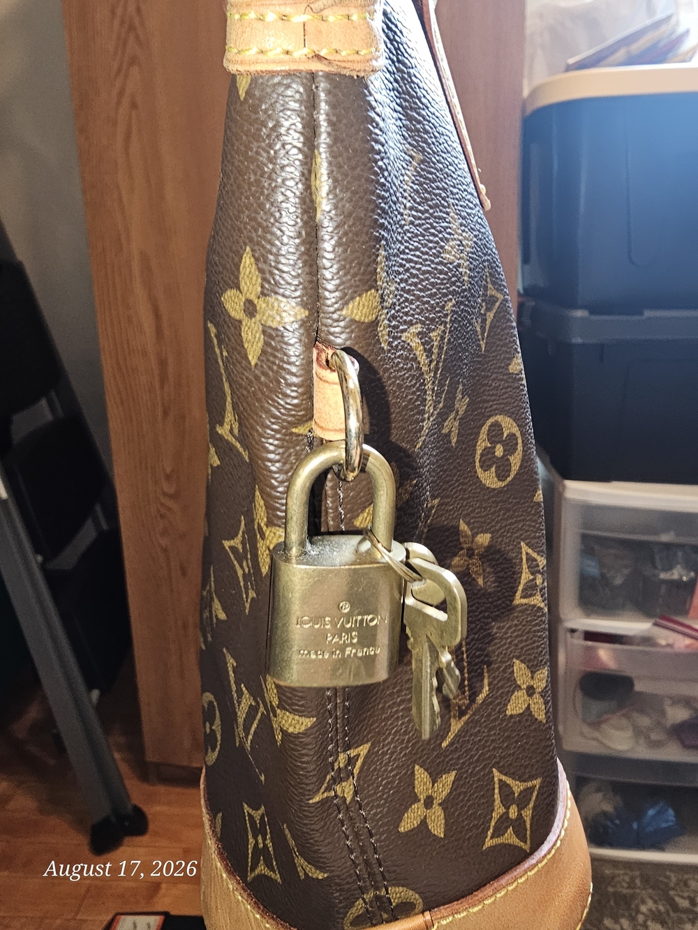 Louis Vuitton Brown Monogram Canvas Top-Handle Bag - Picture 7 of 11